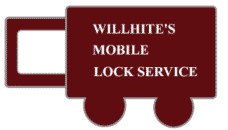 The Willhite's Mobile Locksmith in Wincehster, VA official logo.